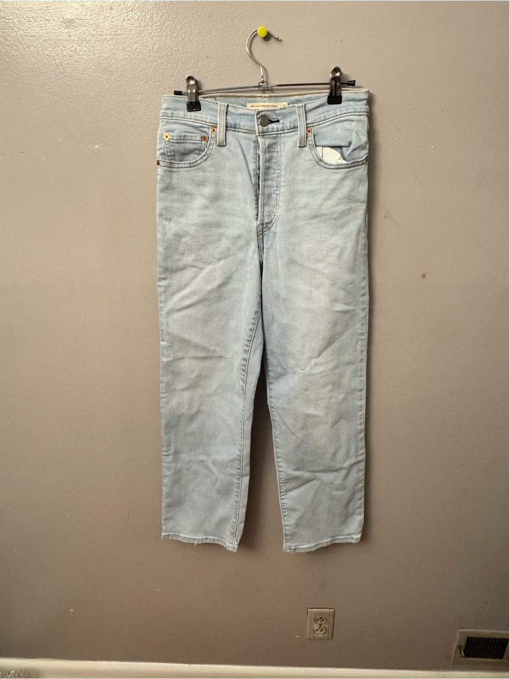 Levi's Ribcage Straight Ankle Leg Jeans for Women - Picture 4 of 7